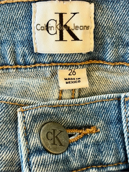 Calvin Klein Jeans Denim - Calvin Klein Women's Light Blue Raw Hem Skirt - CK Classic Fit